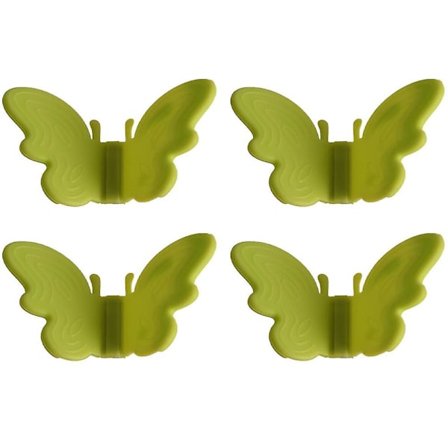 Sommerfugl Mini Silikon Gryteklut, Magnetiske Varmebestandige Hansker For