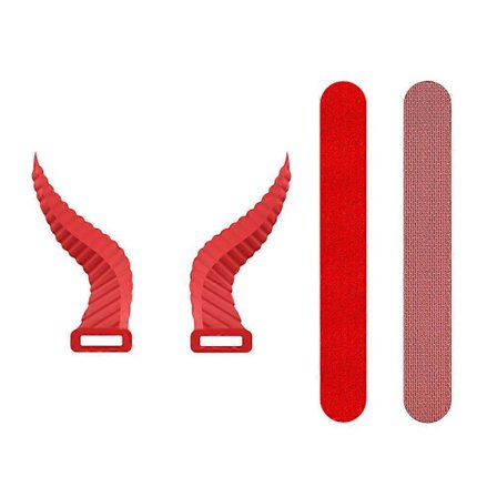 Trådbundna Hörlurar Gaming Tillbehör Trådbunden Hörlursfäste Headset Djävulshorn Rekvisita Party Hörlursfäste