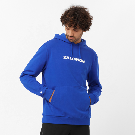 Salomon - Prendas intermedias Prendas Sal Logo Perf Hoodie M - Surf The Web