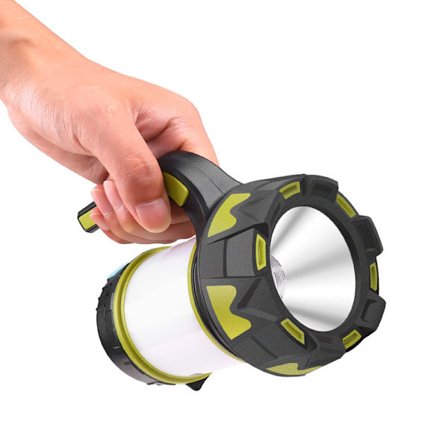 Lykt LED søkelys kraftig håndholdt lys hvitt lys oppladbart LED søkelys lanterne utendørs