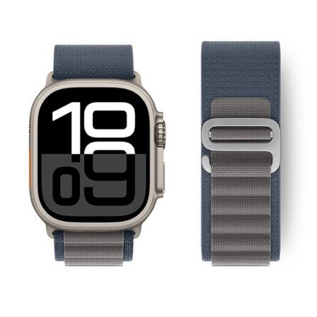 Alpine Loop-reim kompatibel med Apple Watch Ultra 2, Series 10/9/SE i blått [JSR]