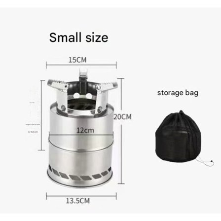 Lite - Camp Walking and Survival Strong | Effektiv vedfyringsovn med lav røykutvikling