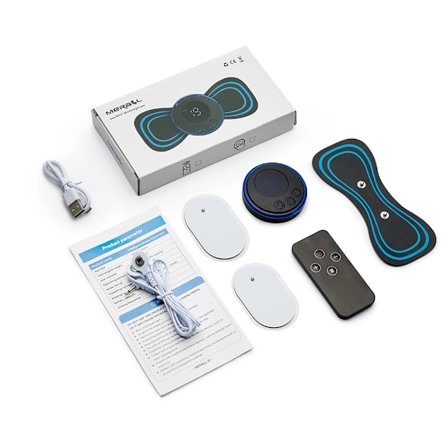 Uppladdningsbar Elektrisk Nackmassage EMS Cervikal Massage Nackplåster Ryggmuskelstimulator Tens Nacksmärtlindring ~03033