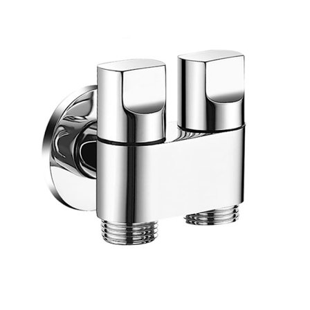 Messing Mini One-Inlet 1/2 To-Outlet Universal Vandsplitter