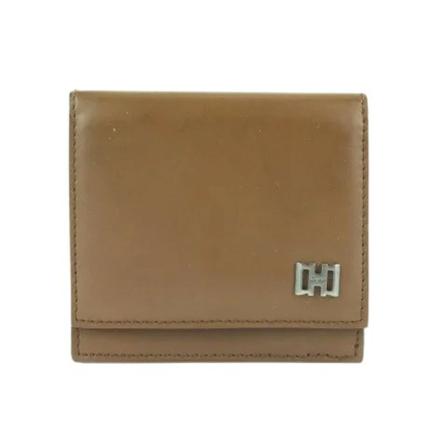 Salvatore Ferragamo Pre-owned, Pre-owned Leather wallets Bruin, unisex, Maat:ONE Size