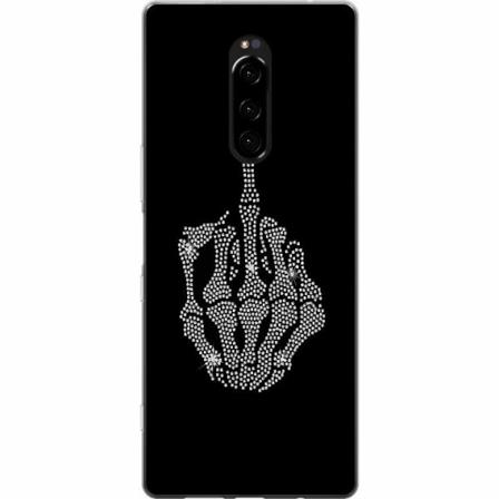 Sony Xperia 1 Mjukt Skal - Fuck You Bling