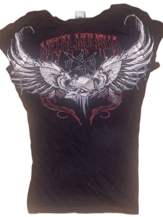 Metal Mulisha svart t-shirt med tryck