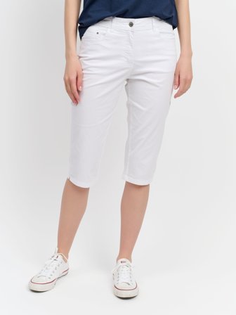 BRANDTEX - Madelaine Knickers - Hvid - Straight Fit