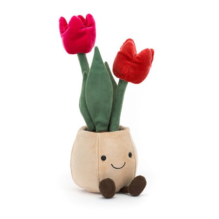 Jellycat Amuseables Tulip Potte, 28 cm