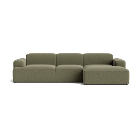 Madrid XL chaiselong sofa, højrevendt - Nordic Grøn - 317x101x75 - Sofa, chaiselong