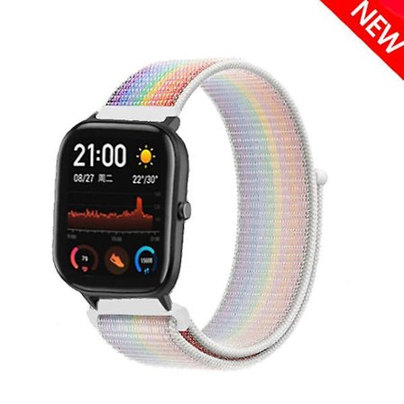 20mm 22mm Klockarmband För Amazfit Gts/2/2e/3/4/mini Gtr 4/2/3/pro 47mm Stratos 3 Nylonarmband Pulseira Correa Amazfit Bip Armband