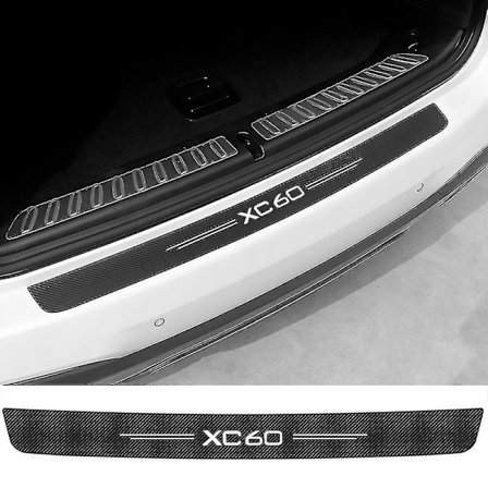 Hiilikuituinen auton takapuskurin tavaratilan suojatarrat tarrat kalvot Volvo Xc60 2021 2020 2019 2018 2017 2016 2015 2013