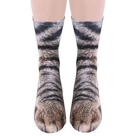 3D Morsomme Unisex Stretch Print Animal Runde Sokker