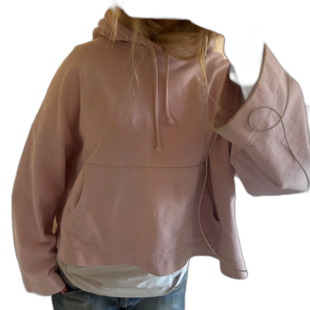 Ljusrosa hoodie från Acne Studios