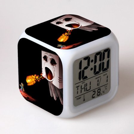 Digital Multifunktionell Väckarklocka Minecraft väckarklocka LED ch