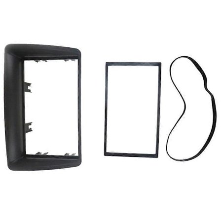 2 Din Ram för FIAT Panda 2003-2012 Radio Stereo Panel Instrumentbräda Monteringsinstallationssats Trimram Pla