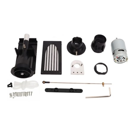 40 mm:n RC-vene Jet-pumppu Suihkumoottori RC-vene Suihkumoottori Sarja 775 Harjatulla Moottorilla Musta