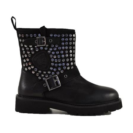 Blauer, Women Black Booties Zwart, Dames, Maat:38 EU