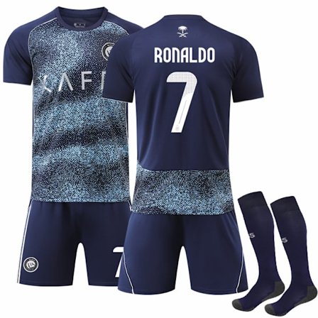 25-26 Al-Nassr FC Udebanetrøjer fodbolddragter til børn voksne Nr.7 Ronaldo