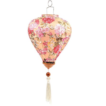 Blomstermønstret Lanterne Vietnam Lanterne Midt-efterår Silkelanterner Til Udendørs Brug