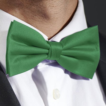 Emerald Green Basic Pre-Tied Bow Tie for Men - Pre-tied bow ties