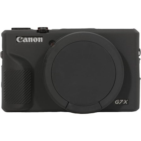 Fodral - För Canon Powershot G7X Mark Iii Digitalkamera, Med Avtagbart Linsskydd (Svart)