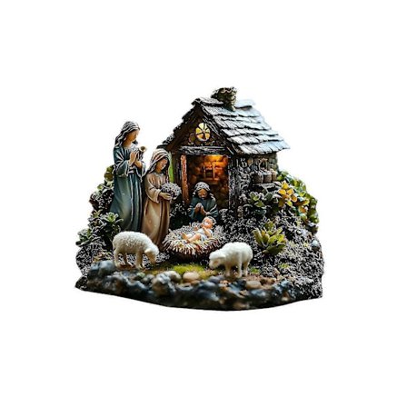 Farger Julekrybbe Skrivebordsdekorasjon Egnet For Hjemmekontor Dekor Skrivebordsdekorasjon