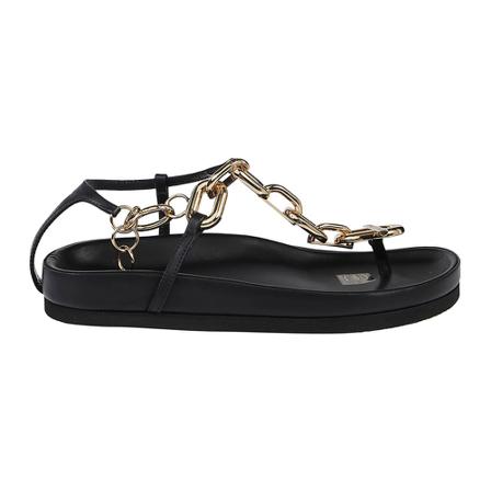 Paco Rabanne, Link Sandals Czarny, Kobieta, Rozmiar: 39 EU