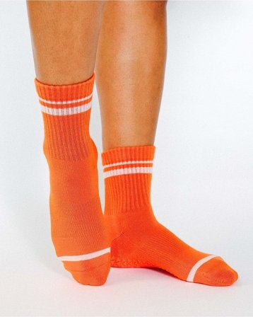 Pointe Studio Varsity Grip Ankle Orange 35-38, Tøj & Bolig, Træningstøj, Træningssokker