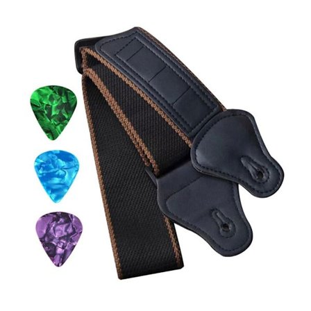 Gitarreim Belte 3 Picks Holder SVART