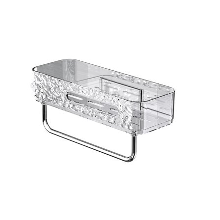 Itseliimautuva kylpyhuoneen hylly ilman porausta kylpyhuoneeseen tai pesutupaan