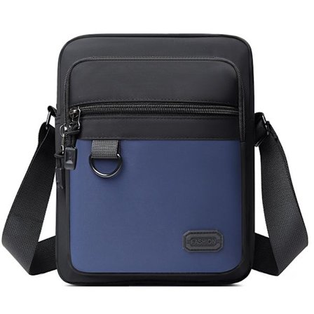 Herremote Oxford stoff vertikal skulderveske