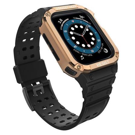 Armband Kompatibelt Med Apple Watch 4/5/6/7/se (42/44/45mm) Svar Svart