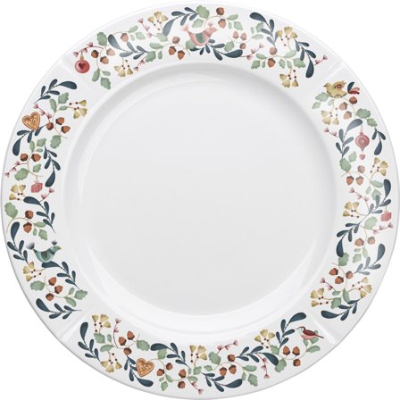 Rosendahl Grand Cru Cottage tallerken Ø27 cm' - 'Hvit med dekorasjon
