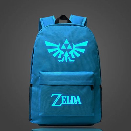 Anime Legend of Zelda Mochila Skolväska Självlysande Student Ryggsäck Stil 3 Stil 13