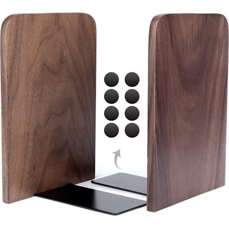 Bogreol til reol, bogreol til tunge bøger, valnød