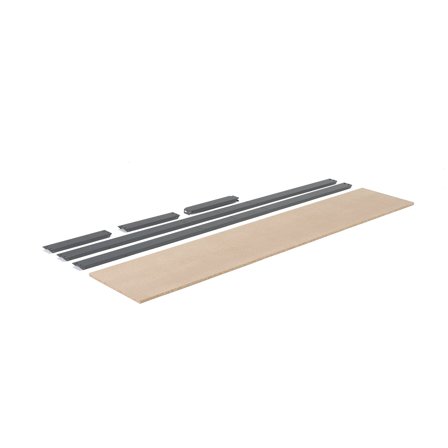 Fachboden COMBO, 2440 x 470 mm, grau