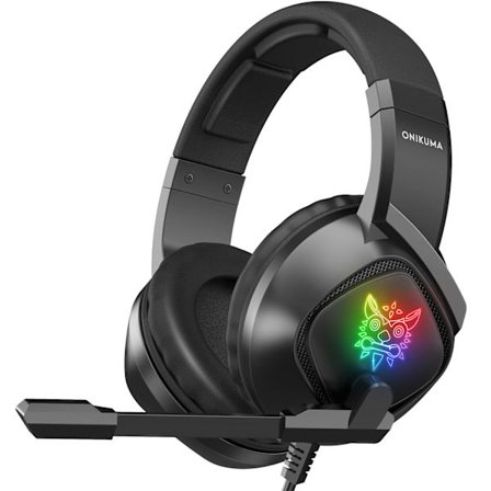 Gaming Headset ONIKUMA K19 Svart Over-Ear Trådbundet Headset
