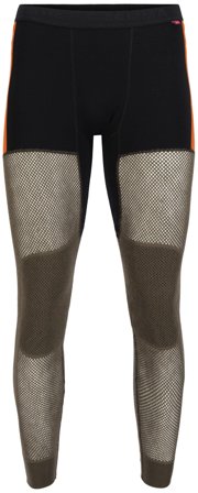 Aclima WoolNet Hybrid Longs M's Jet Black/Tarmac/Gold Flame