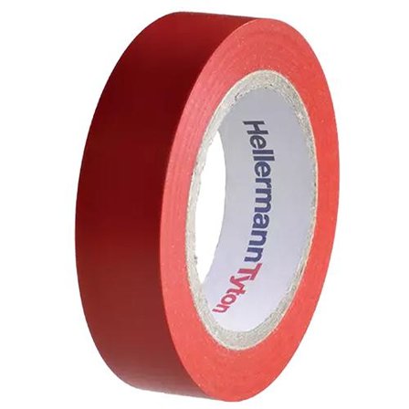 HellermannTyton Tape 15mm 10m Rød