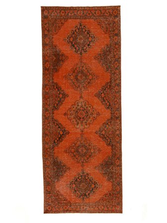 Vintage Klein Colored Vintage Vloerkleed 148X390 Wol