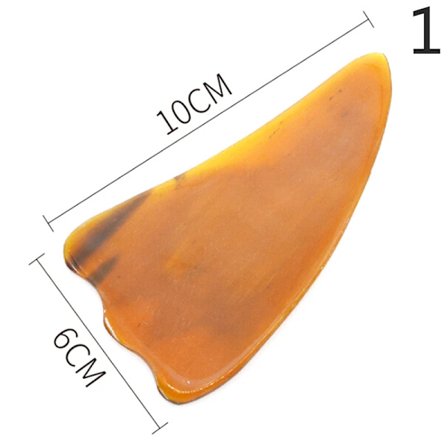 Gouache Skraber Natursten Gua Sha Kam til Hoved Kropsmassage Meridian Skrabning Zoneterapi Blodcirkulation Jade Terapi Værktøjer