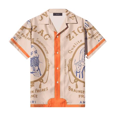 Amiri, Shirt Beige, Heren, Maat:M