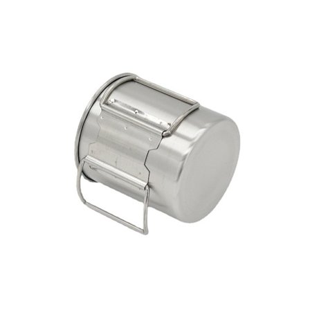 Klättervattenkopp camping 304 rostfritt stål kopp utomhus hopfällbar