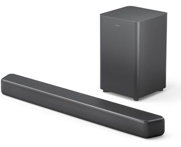 Philips TAB5309/10 - Soundbar med 2.1-kanalsljud och trådlös subwoofer