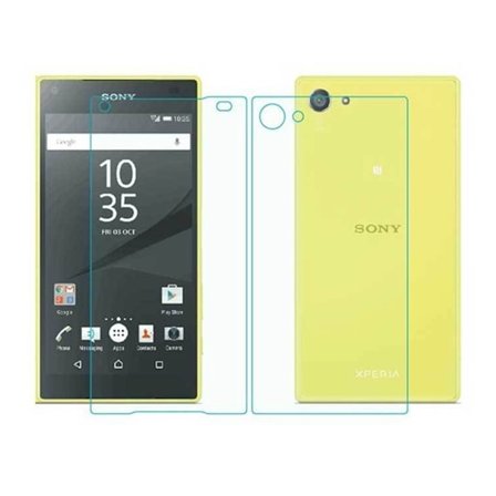 Sony Xperia Z5 Skjermbeskytter Front Og Back In Herdet Glass