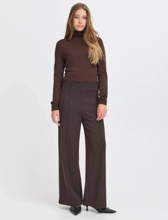 ICHI Ihkate Jacquard Pa9 - Brown - S