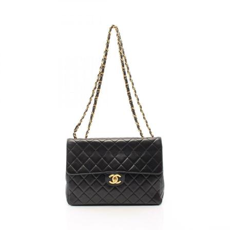 Chanel Vintage Pre-owned Shoulder Väska svart, Dam Vintage Väskor, Dam, Storlek: ONE SIZE