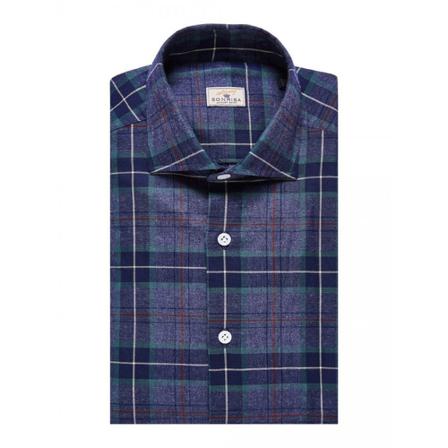 Sonrisa, Checked Shirt Blauw, Heren, Maat:M