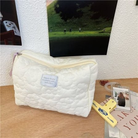 Sminkeveske Kosmetisk veske WHITE M